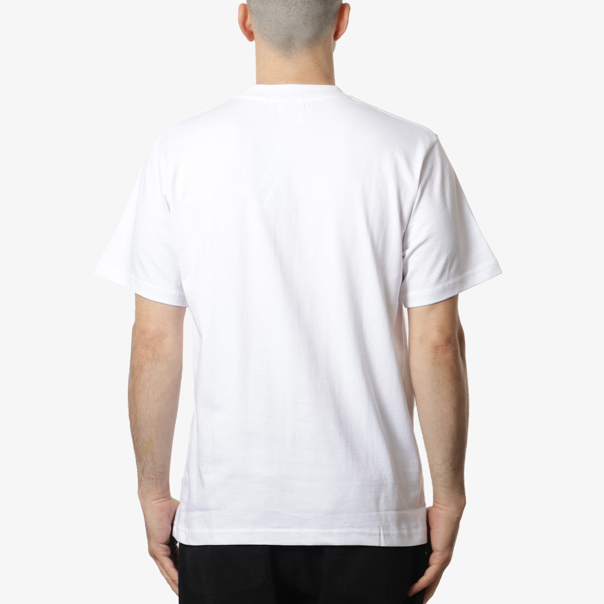 main Service Works Organic Chefswear T-Shirt, White, Detail Shot 3