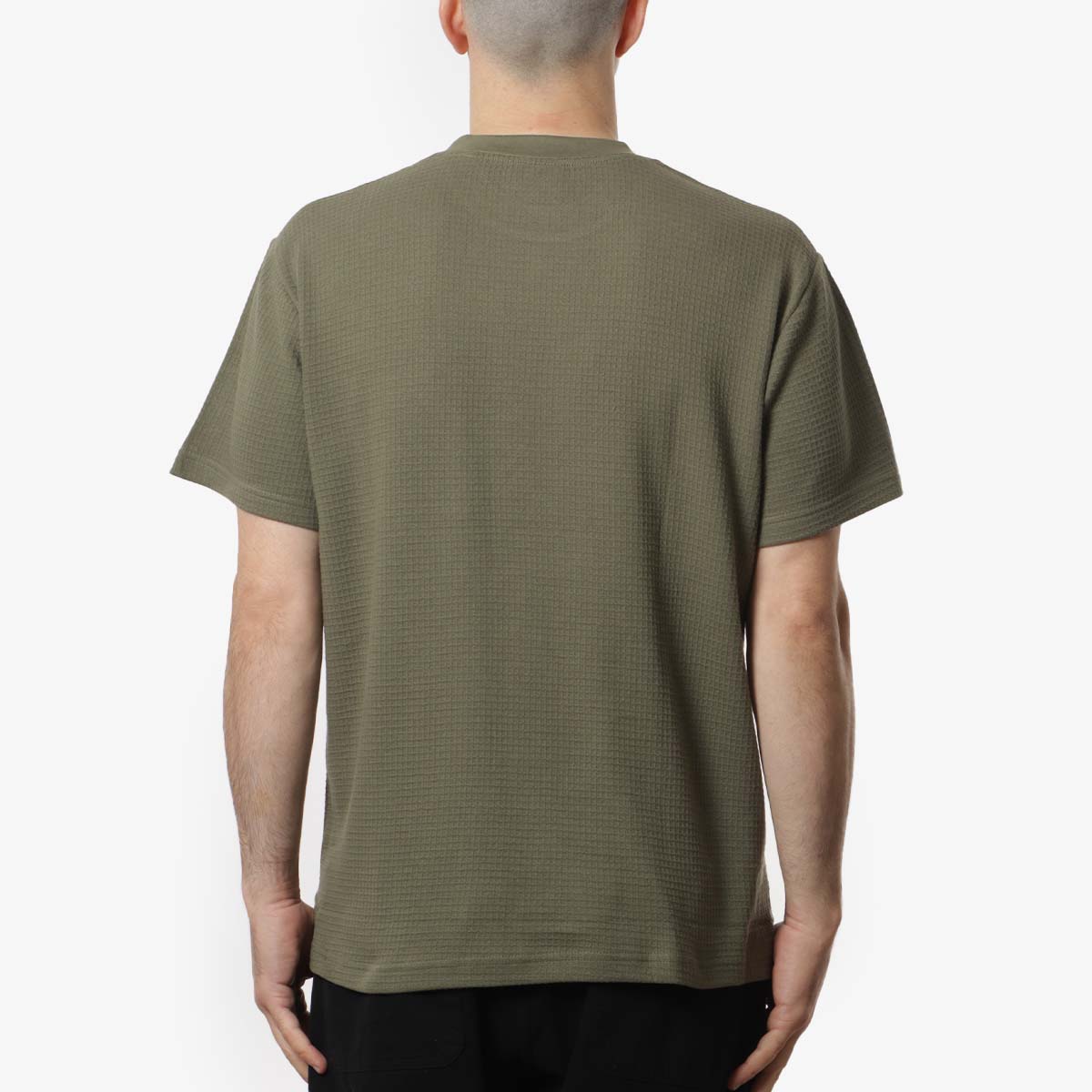 Service Works Waffle Pocket T-Shirt, Olive, Detail Shot 3