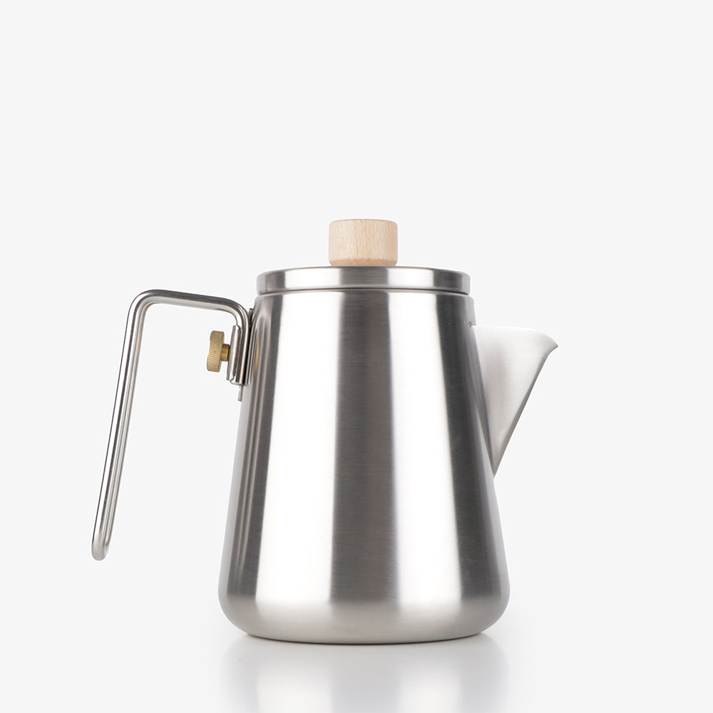 Snow Peak Field Barista Kettle, Stainless Steel, Detail Shot 2