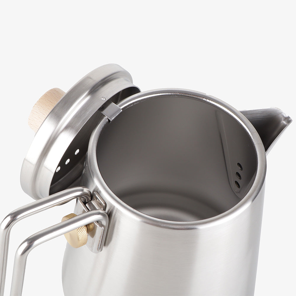 Snow Peak Field Barista Kettle, Stainless Steel, Detail Shot 5