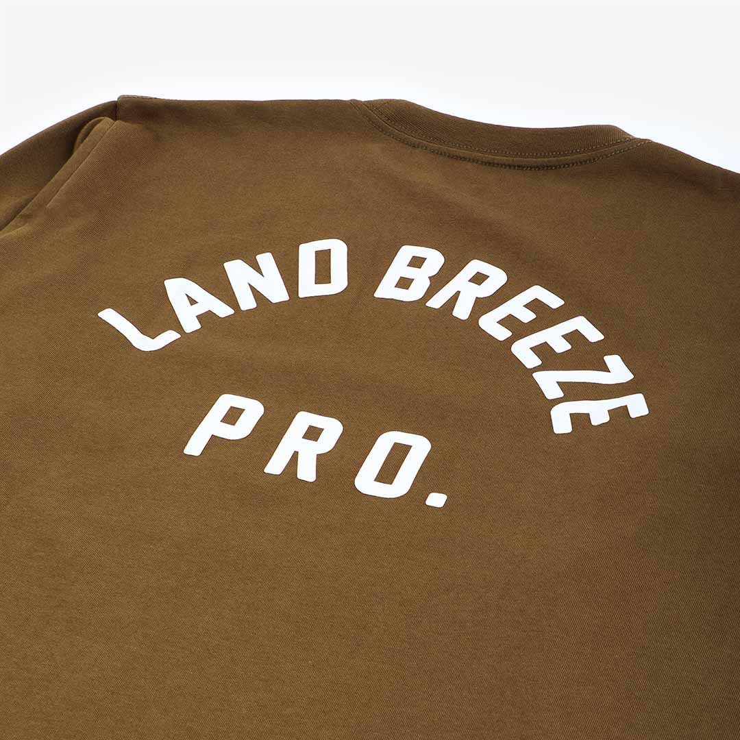 main Snow Peak Land Breeze Long Sleeve T-Shirt, Olive, Detail Shot 4