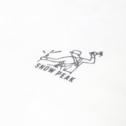 thumbnail Snow Peak Foam Printed Long Sleeve T-Shirt, White, Detail Shot 3