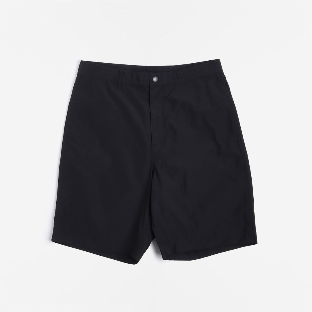 main Snow Peak Light Mountain Cloth Shorts, Black, Detail Shot 1