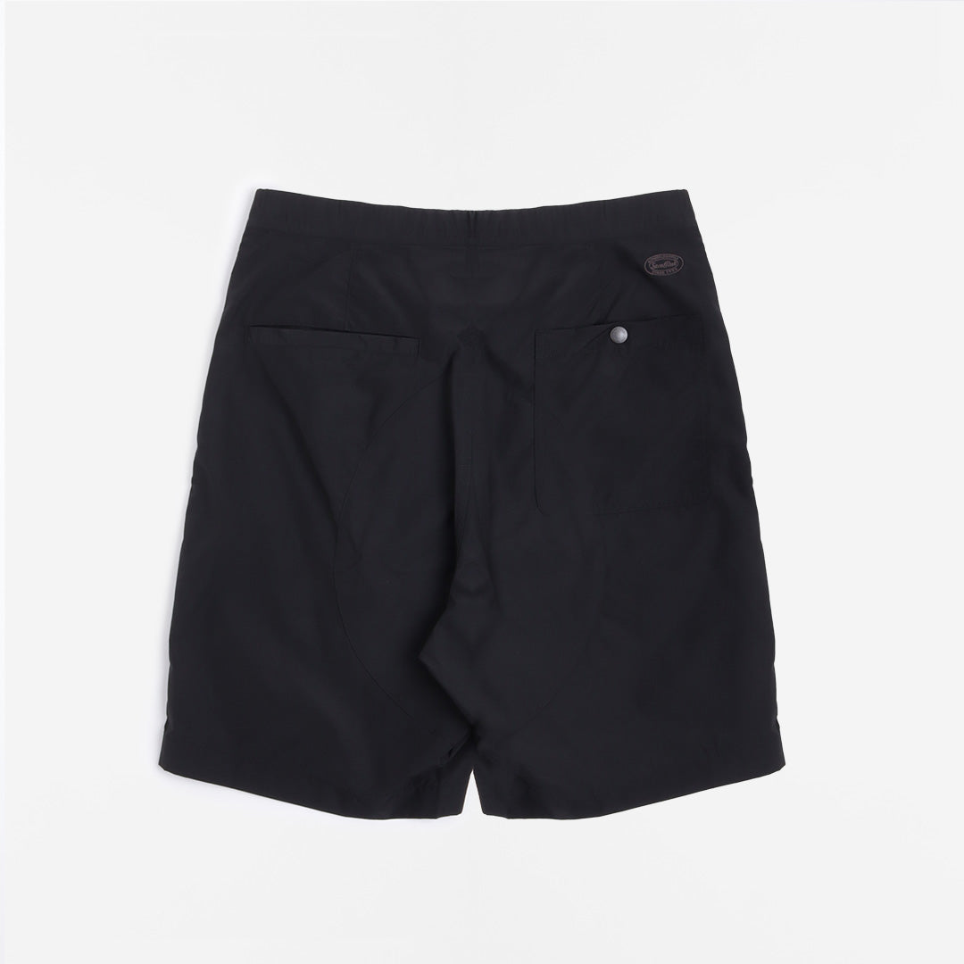 main Snow Peak Light Mountain Cloth Shorts, Black, Detail Shot 2