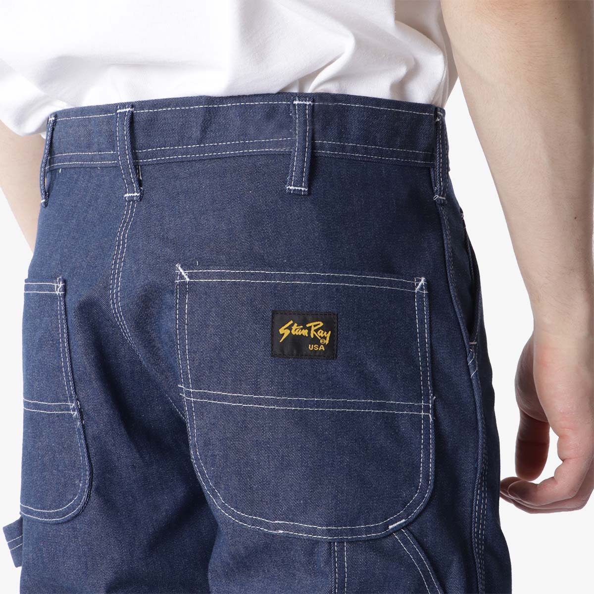 main Stan Ray 80s Painter Pant, Washed Denim, Detail Shot 4