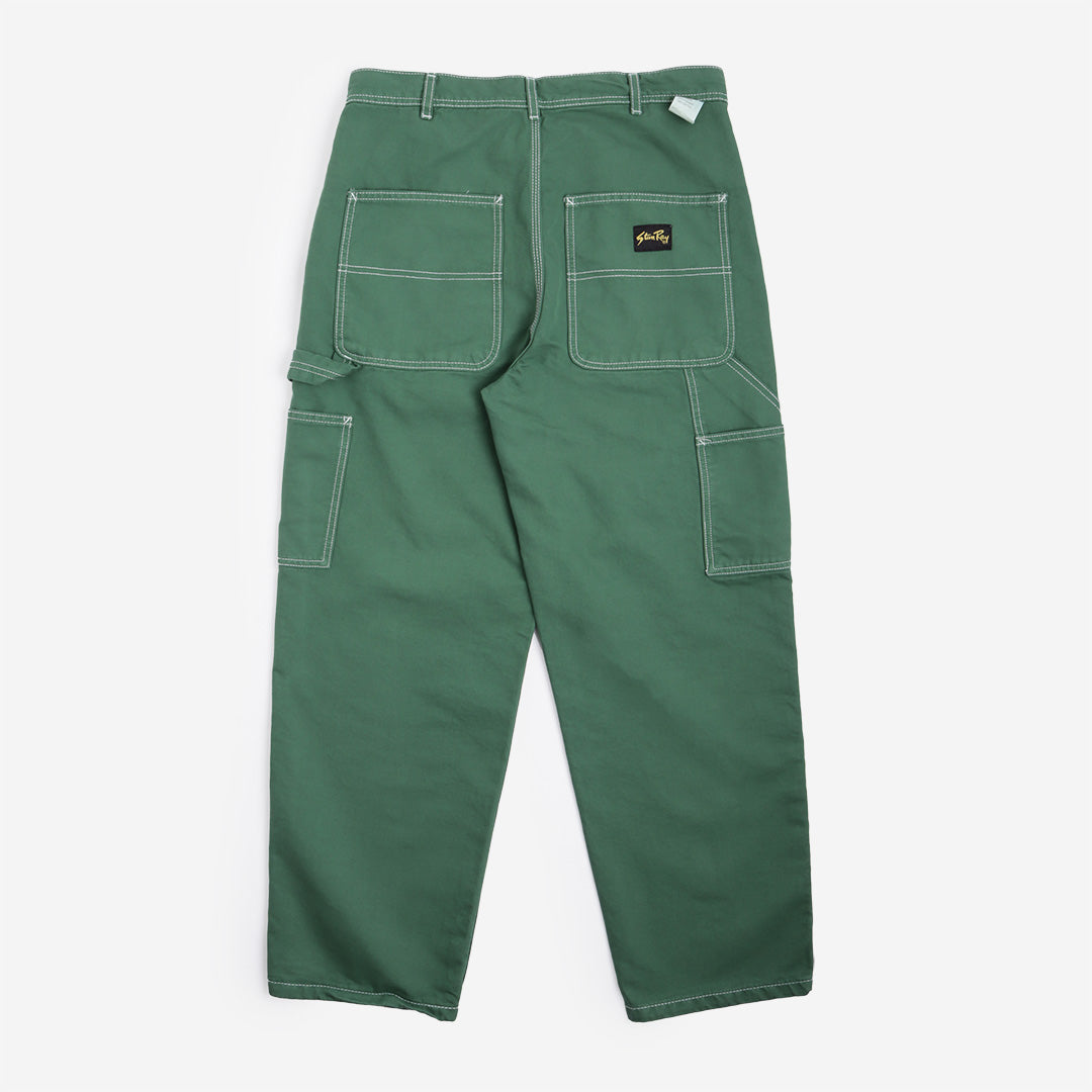 main Stan Ray Big Job Painter Pant, Racing Green Twill, Detail Shot 9