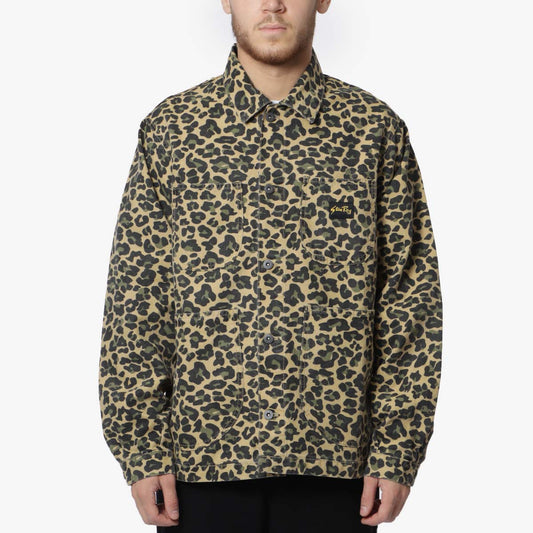 Stan Ray Coverall Jacket, Leopard Camo, Detail Shot 1