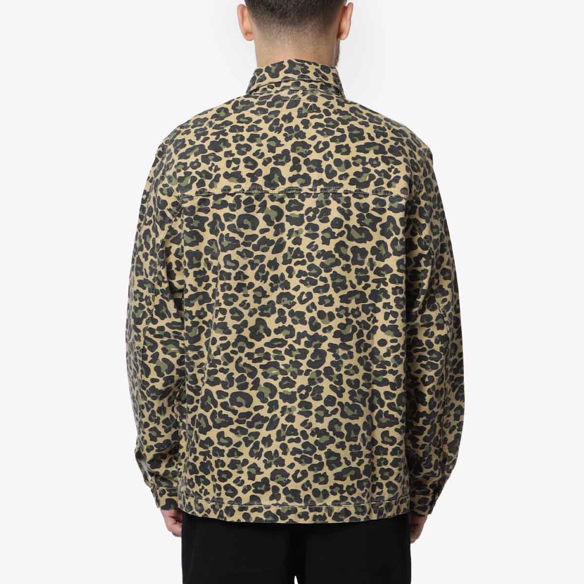 Stan Ray Coverall Jacket, Leopard Camo, Detail Shot 3