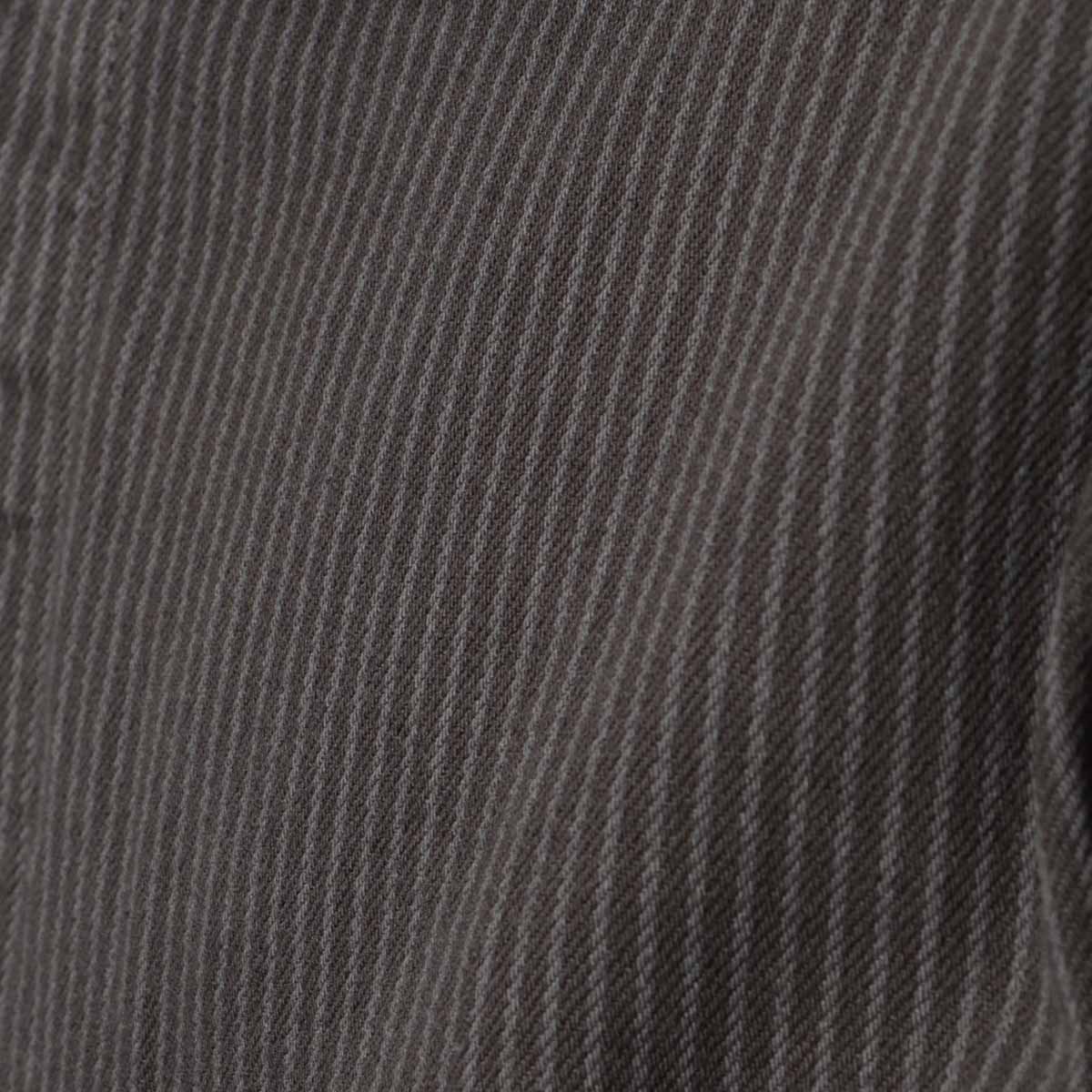 Stan Ray Coverall Jacket, Overdyed Charcoal Hickory, Detail Shot 3