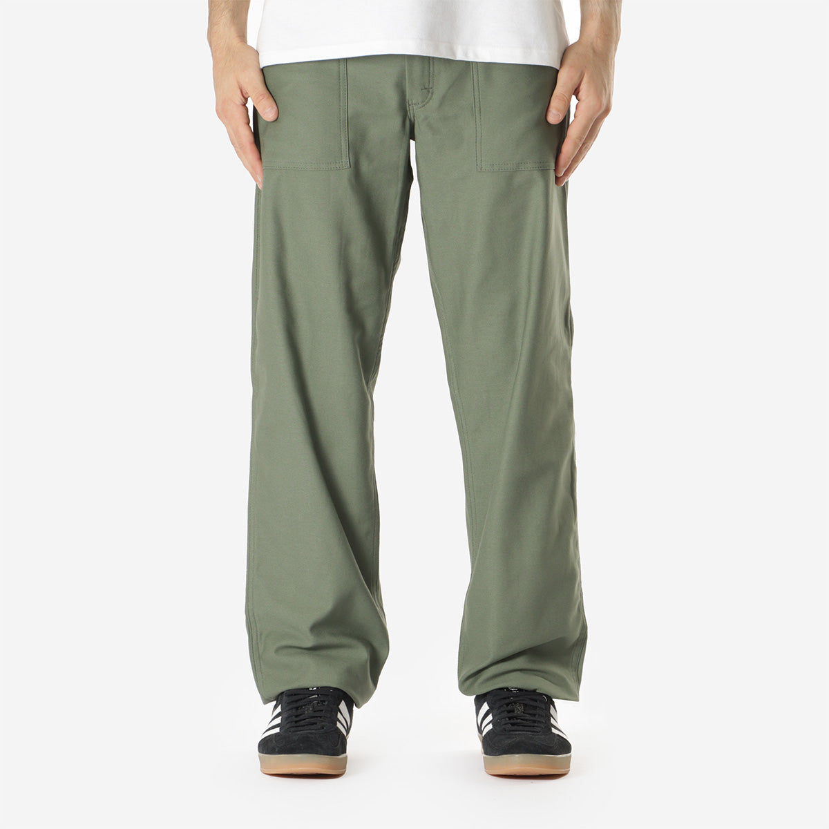 Stan Ray OG Loose Fit Fatigue Pant - 1100 Series, Olive Sateen, Detail Shot 1