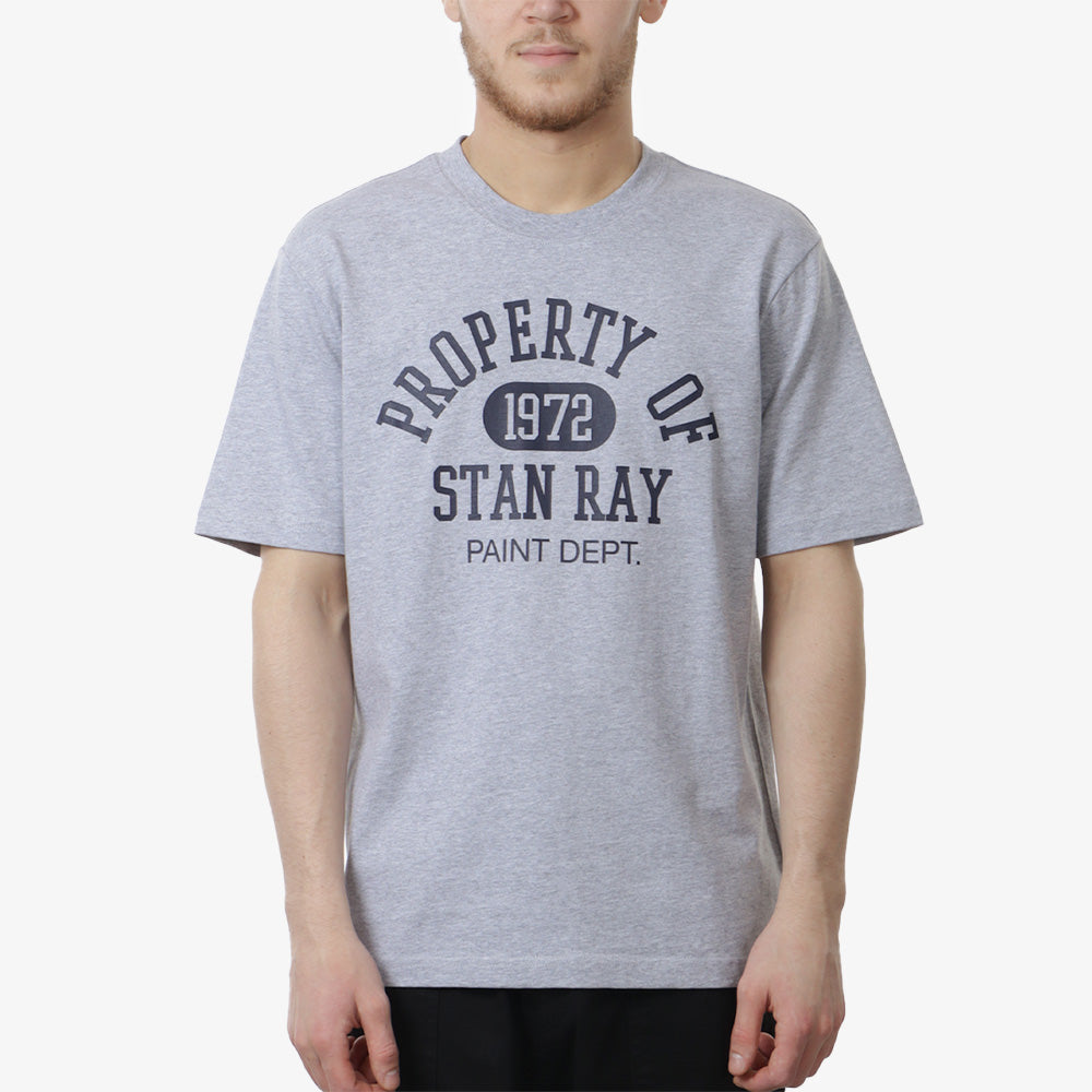 main Stan Ray Paint Dept T-Shirt, Grey, Detail Shot 1