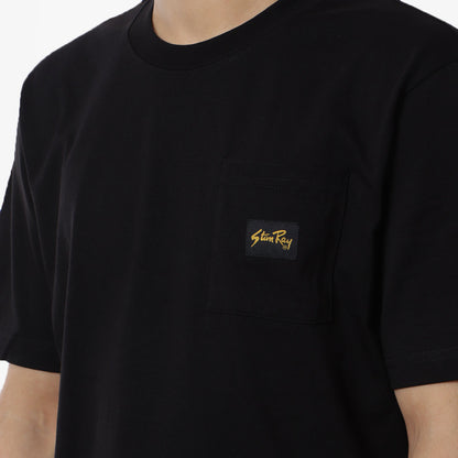 Stan Ray Patch Pocket T-Shirt, Black, Detail Shot 2
