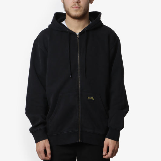 Stan Ray Patch Zip Hoodie, Washed Black, Detail Shot 1