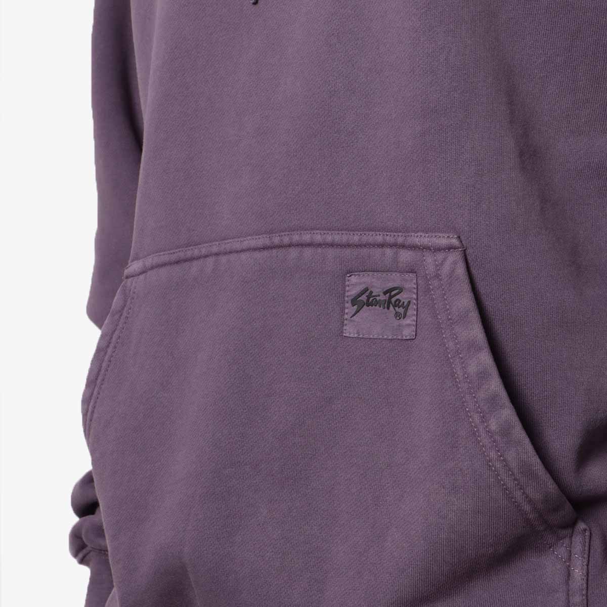 Stan Ray Patch Hoodie, Washed Navy, Detail Shot 3