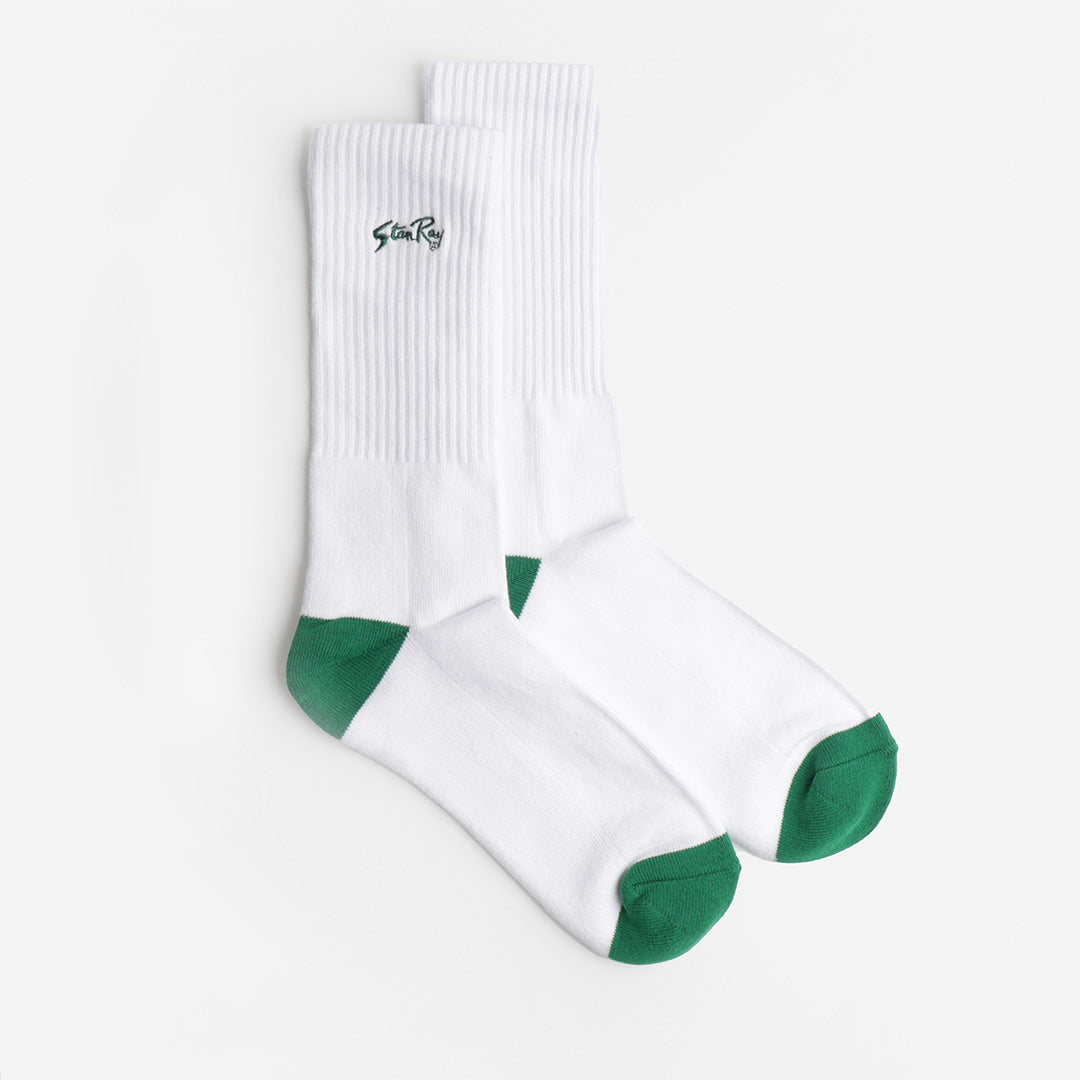 Stan Ray Sports Socks, White, Detail Shot 1