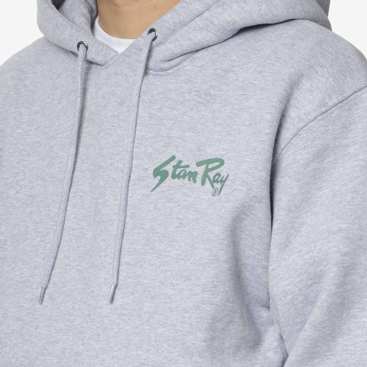 Stan Ray Stan OG Hoodie, Grey Marl Green, Detail Shot 2