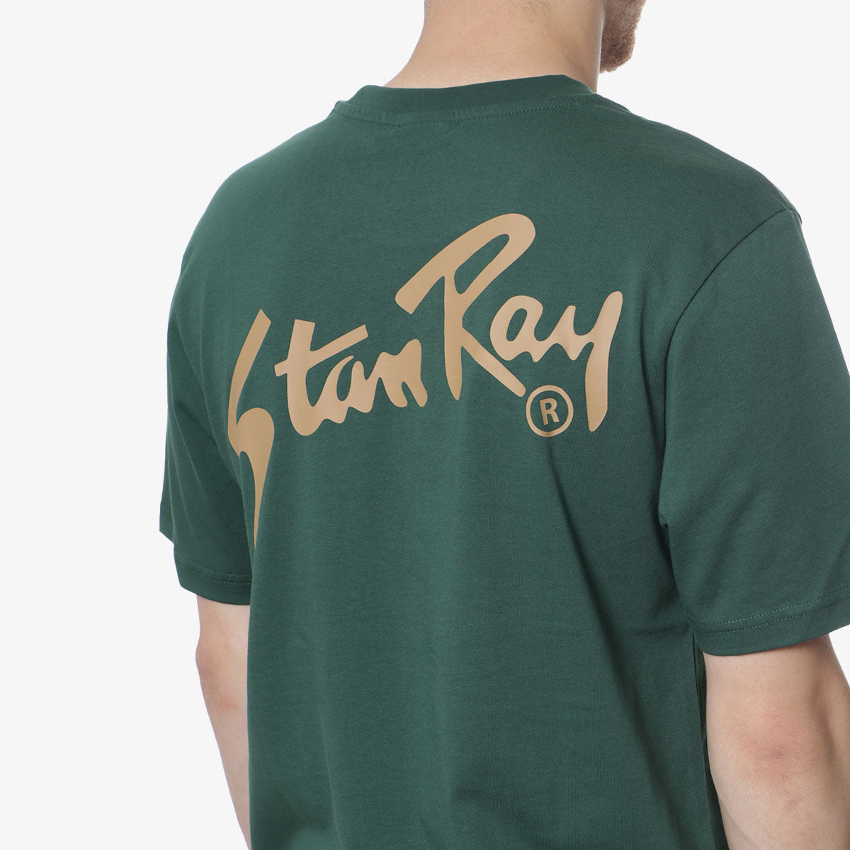 main Stan Ray Stan T-Shirt, Racing Green, Detail Shot 4