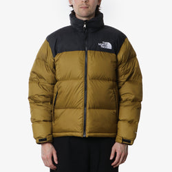 thumbnail The North Face 1996 Retro Nuptse Jacket, Moss Green TNF Black, Detail Shot 1