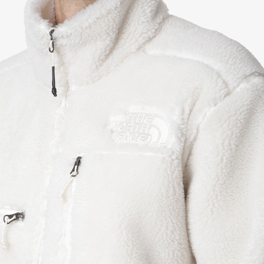 The North Face Denali X Jacket, White Dune, Detail Shot 3