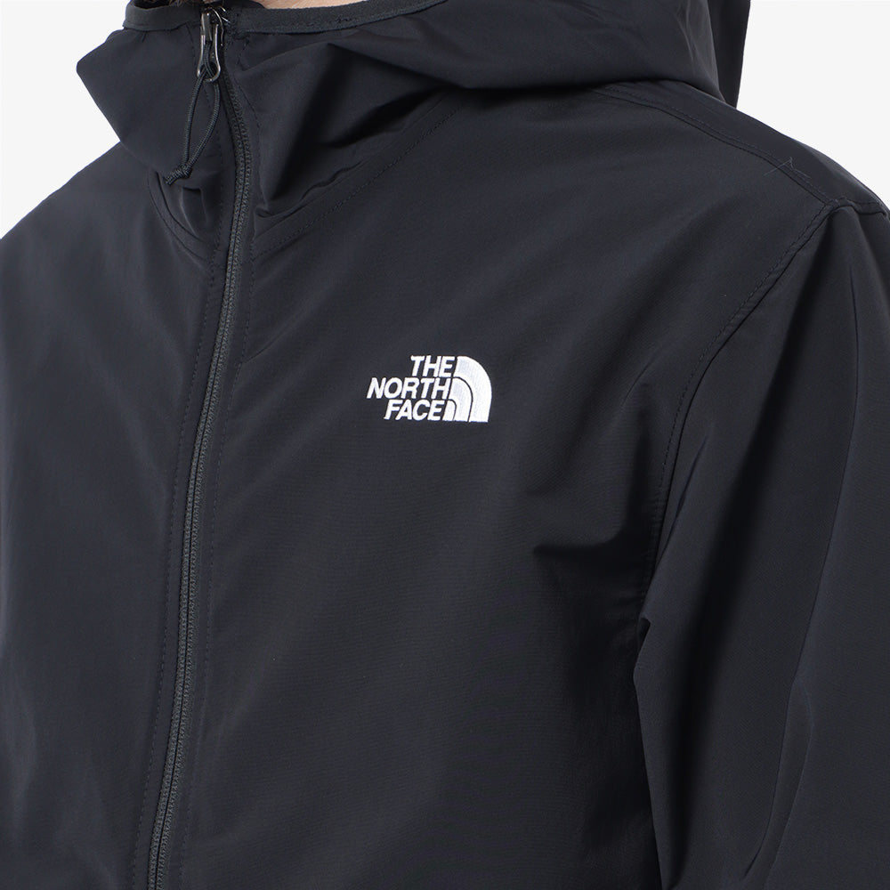 The North Face Easy Wind Hooded Full Zip Jacket - TNF Black