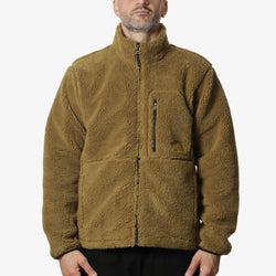 thumbnail The North Face Extreme Pile Full Zip Jacket, Moss Green TNF Black, Detail Shot 1