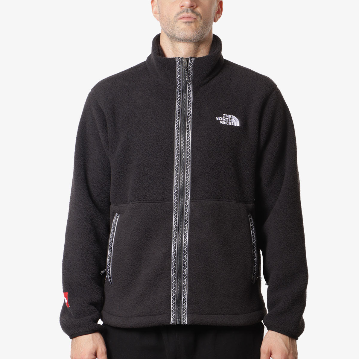 The North Face Fleeski Full Zip Jacket, TNF Black, Detail Shot 1