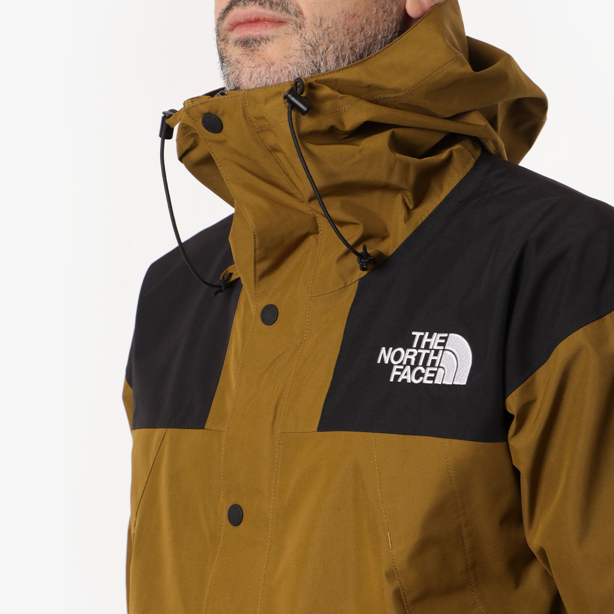 The North Face Gore-Tex Mountain Jacket, Moss Green TNF Black, Detail Shot 2