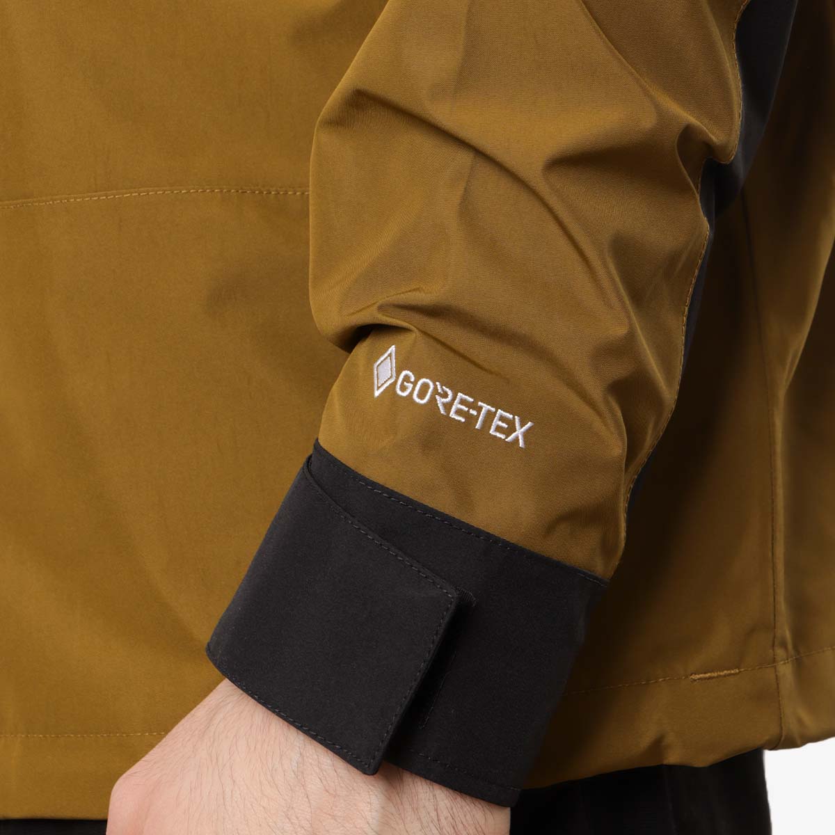 The North Face Gore-Tex Mountain Jacket, Moss Green TNF Black, Detail Shot 6