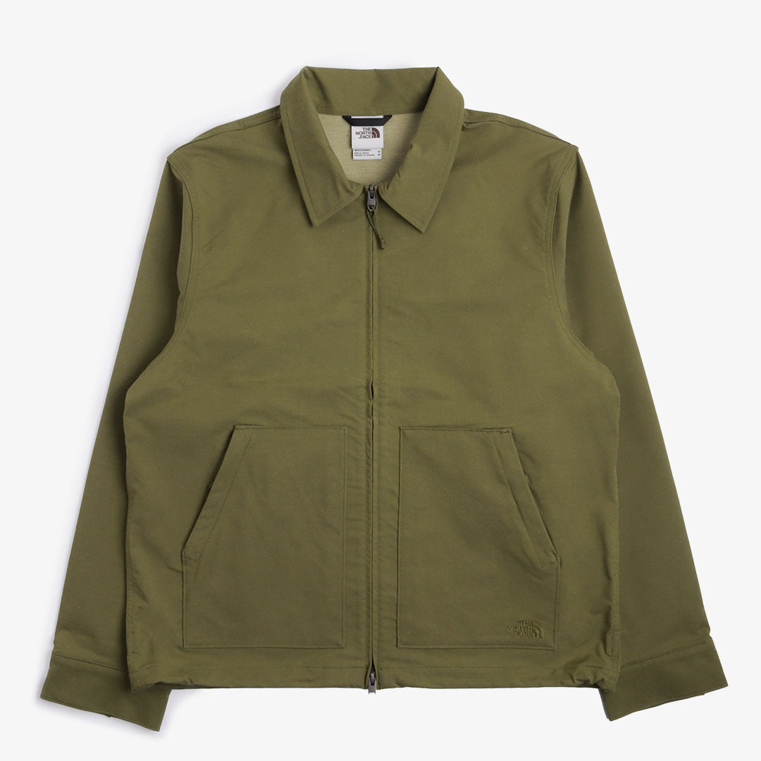 main The North Face M66 Tek Twill Top, Forest Olive, Detail Shot 4