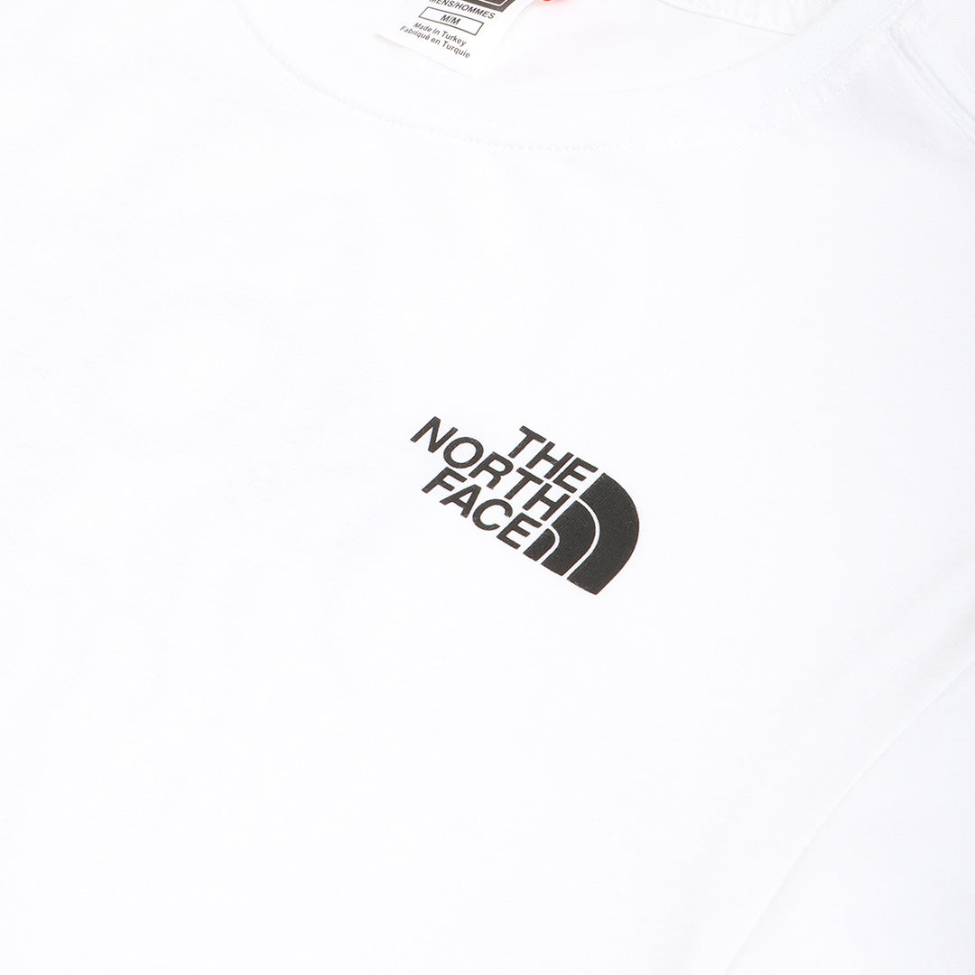 The North Face Faces back print mountain t-shirt in black