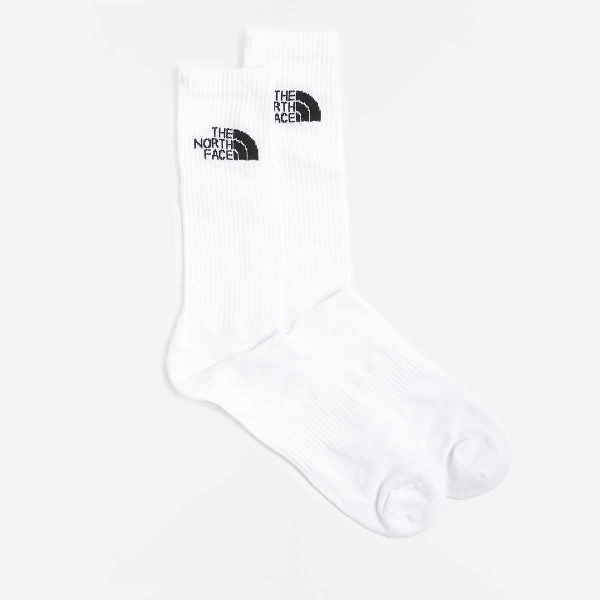 main The North Face Multi Sport Cushion Crew Sock 3 Pack, TNF White, Detail Shot 3