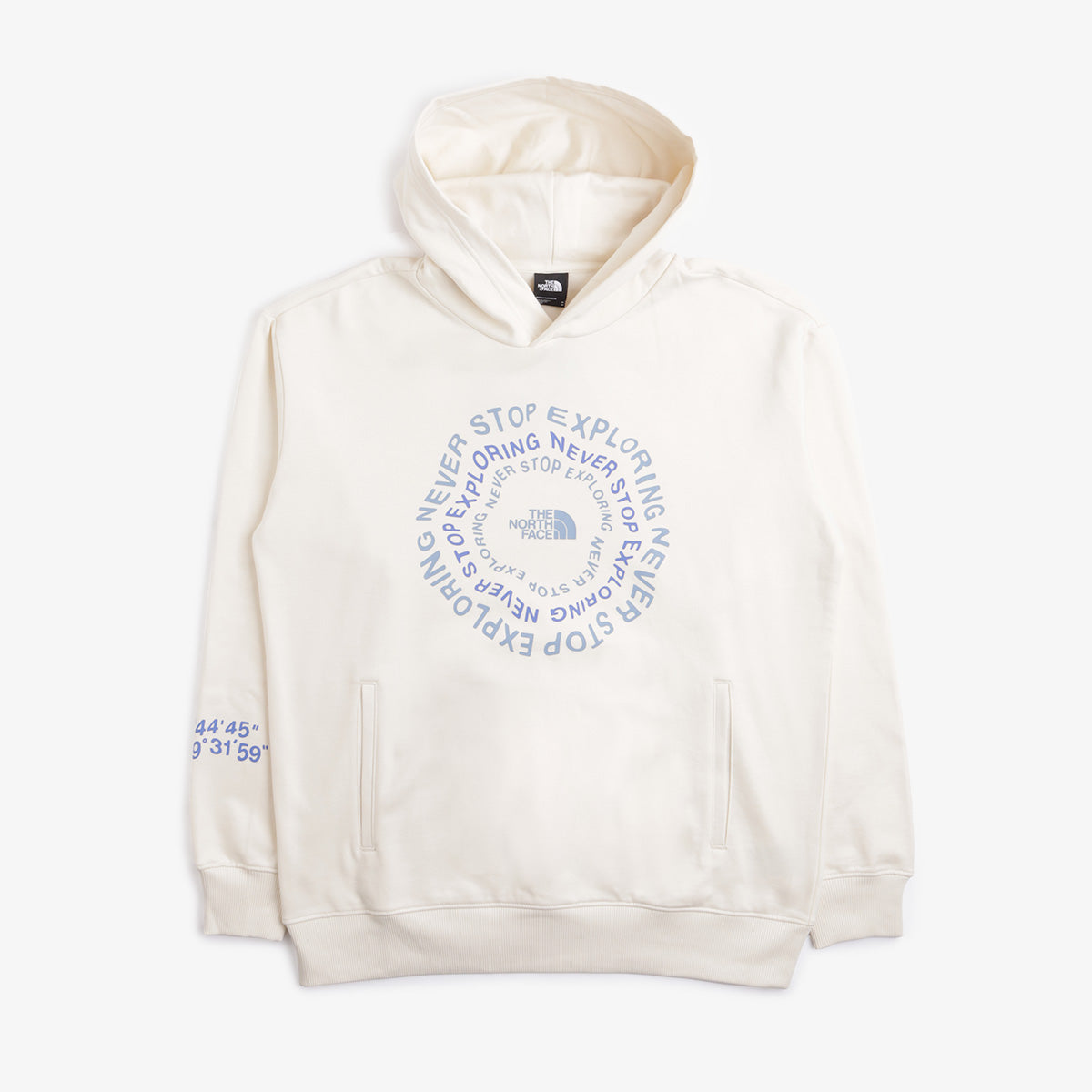 main The North Face NSE Graphic Pullover Hoodie, White Dune, Detail Shot 1