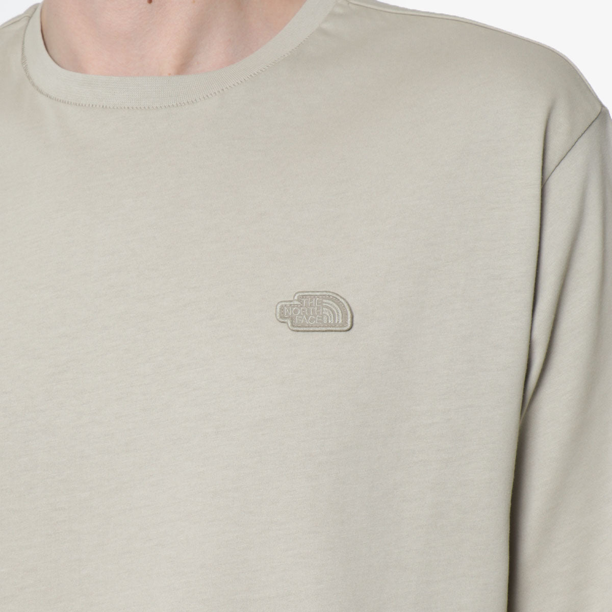 The North Face Natural Dye T-Shirt, Clay Grey Natural Dye, Detail Shot 3