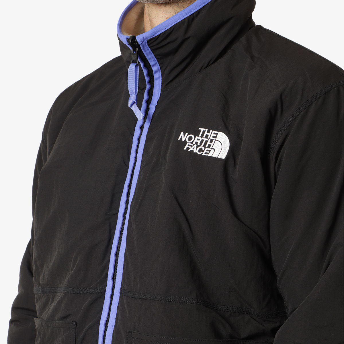 The North Face x Yinka Ilori Reversible Fleece Jacket, Gravel TNF Black, Detail Shot 8