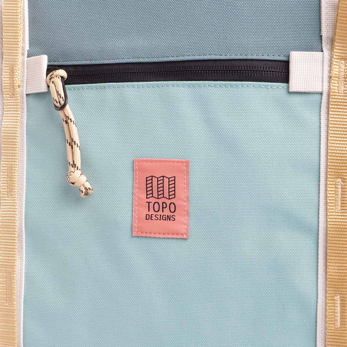 main Topo Designs Mountain Gear Bag, Geode Green/Sea Pine, Detail Shot 2