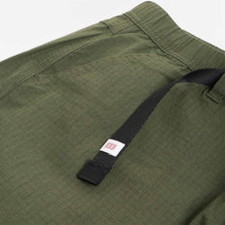 thumbnail Topo Designs Mountain Ripstop Shorts, Olive, Detail Shot 2