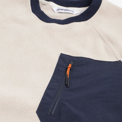 thumbnail Uniform Bridge Pullover Heavy Fleece, Cream, Detail Shot 2