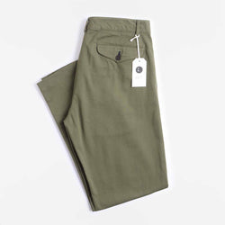 thumbnail Universal Works Aston Pant, Light Olive, Detail Shot 1