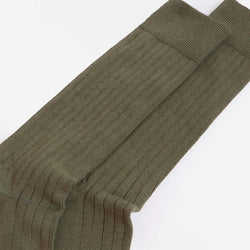 thumbnail Universal Works 3 Pack Modal Socks, Ecru Grey Green, Detail Shot 5