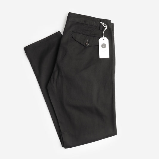 Universal Works Aston Pant, Black, Detail Shot 1