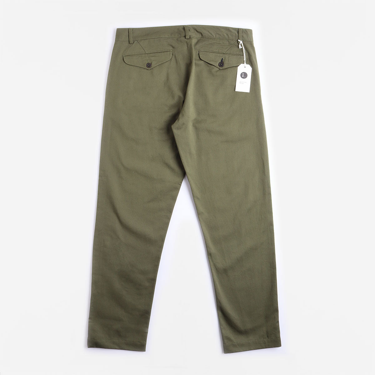 Universal Works Aston Pant, Light Olive, Detail Shot 4