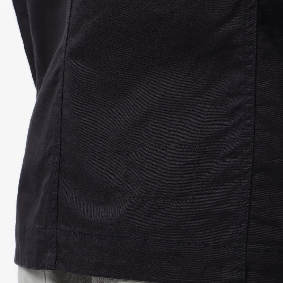 Universal Works Bakers Jacket, Black, Detail Shot 6