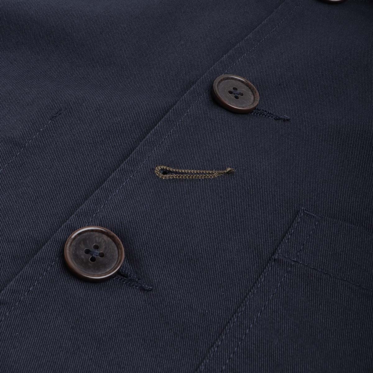 Universal Works Bakers Jacket, Navy, Detail Shot 9