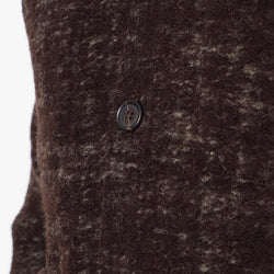 thumbnail Universal Works Cardigan, Brown Marble Fleece, Detail Shot 3