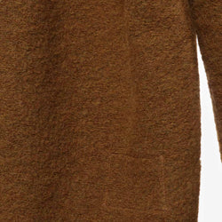 thumbnail Universal Works Cardigan, Mustard Wool Fleece, Detail Shot 5