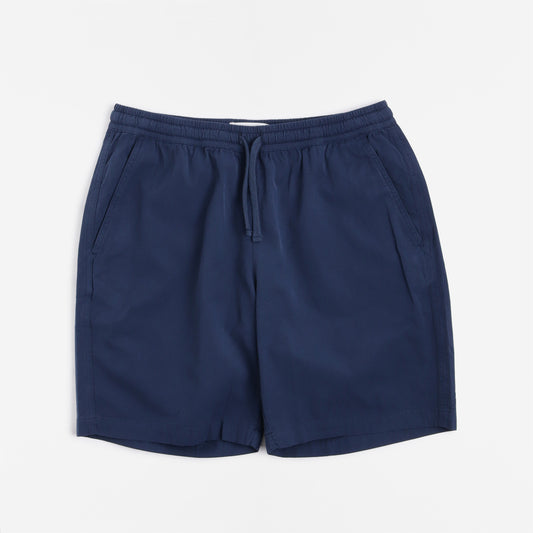 Universal Works Lumber Shorts, Navy Summer Canvas, Detail Shot 1