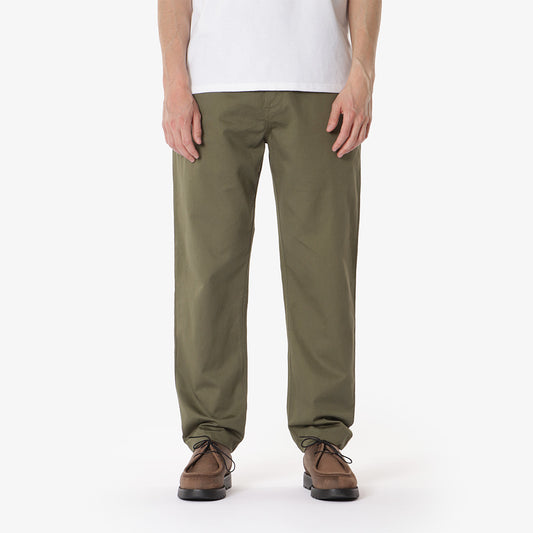 Universal Works Military Chino Pant, Light Olive Twill, Detail Shot 1