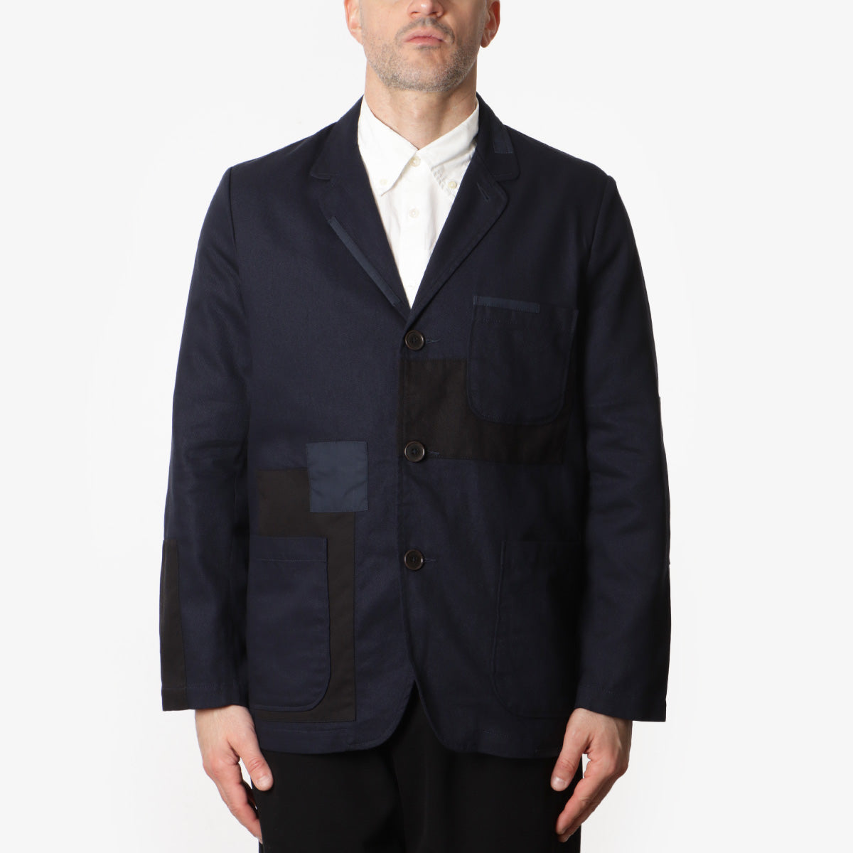 main Universal Works Patched Three Button Jacket