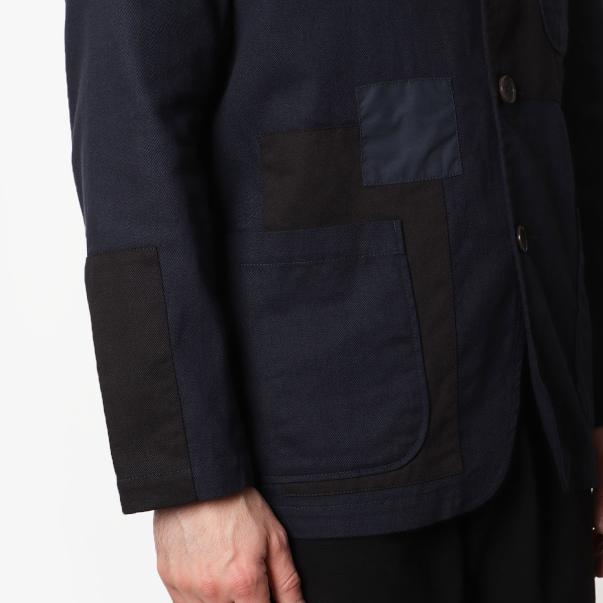 main Universal Works Patched Three Button Jacket