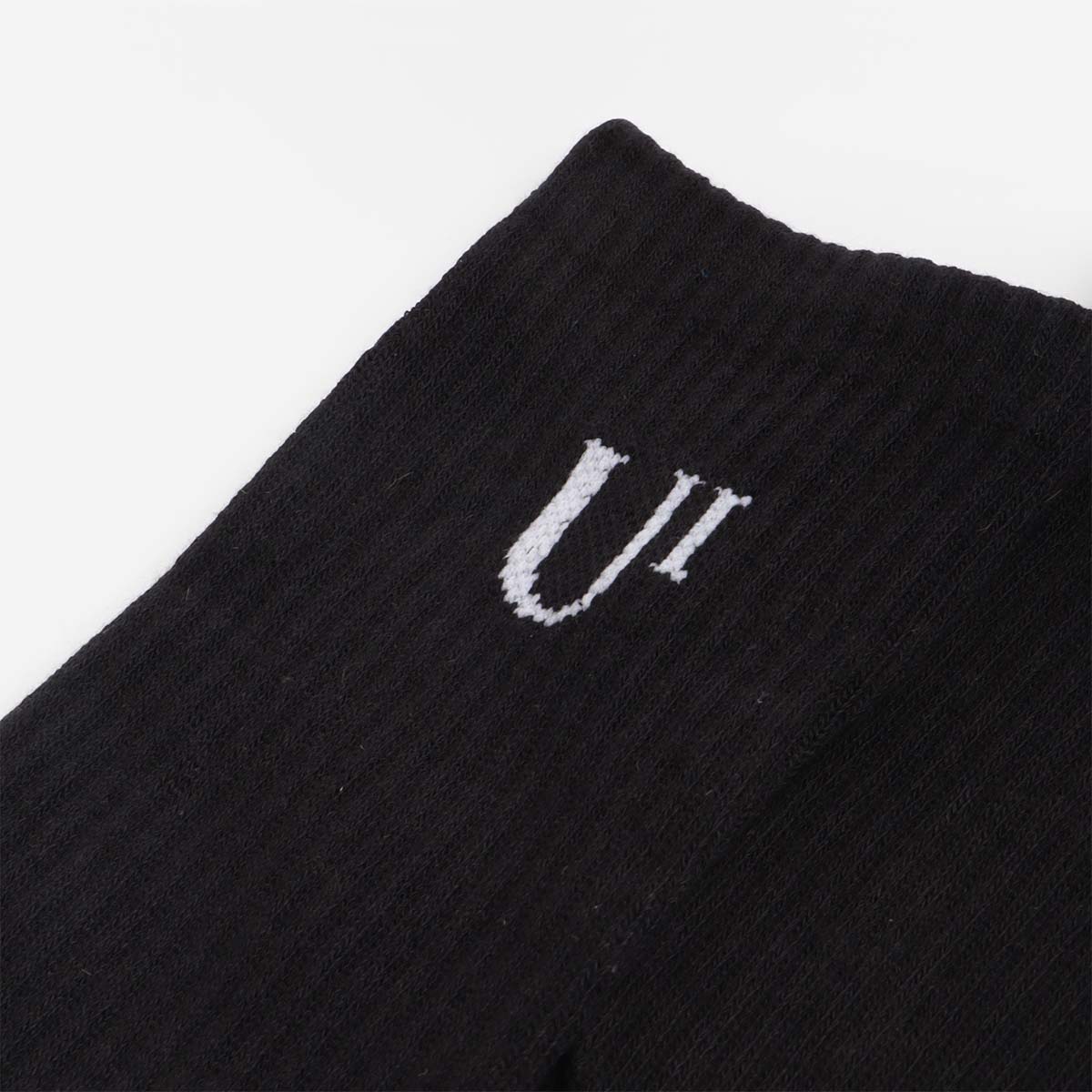 Urban Industry Classic Socks, Black, Detail Shot 3